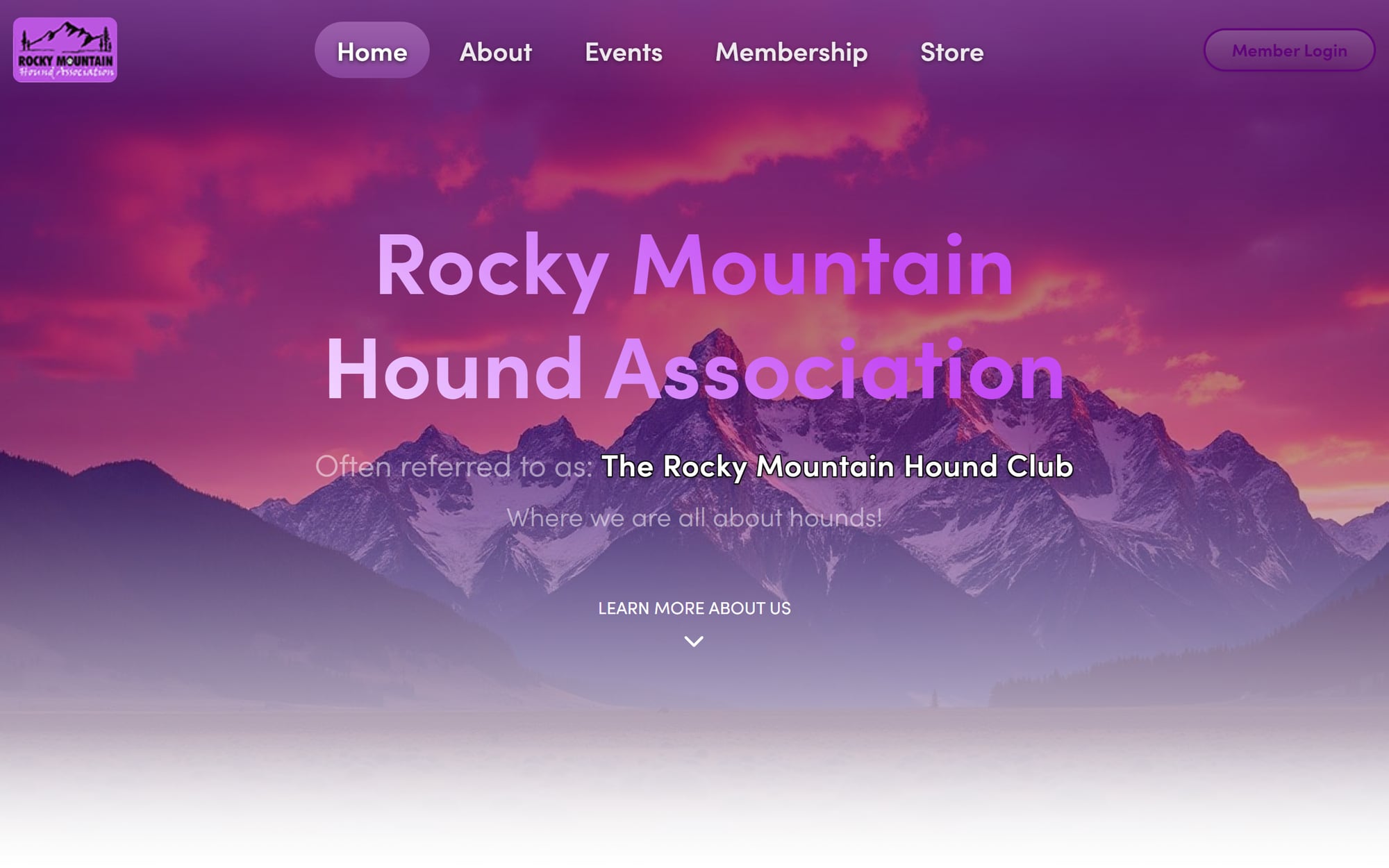 The Rocky Mountain Hound Association home page